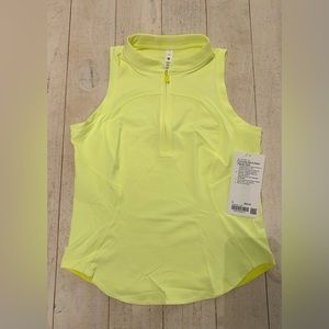 Lululemon Front-Zip Mock-Neck Tennis Tank